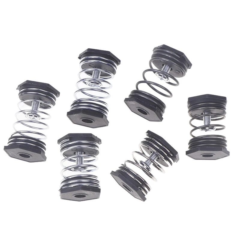 Four Piece Air Pump Compression Spring, M6 Spring Pads, Length 40/50mm, Ideal for Oxygen Concentrator Application