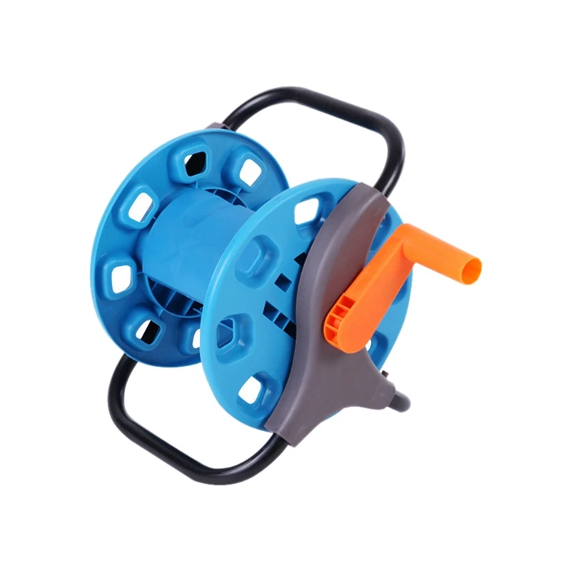 

2X Portable 20M Household Garden Water Hose Reel Cart Pipe Storage Car Washer Pipehose Winding Tool Rack Holder