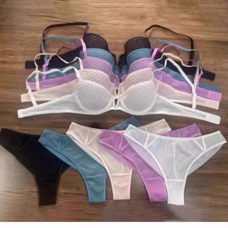Ensemble de soutien-gorge minimisant ultra-fin style été pour femmes à forte poitrine, avec armatures souples, soutien latéral et anti-affaissement, lingerie quotidienne