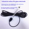 Industrial on-line high temperature PH glass electrode, strong acid and strong base PH electrode, corrosion resistant PH probe 4