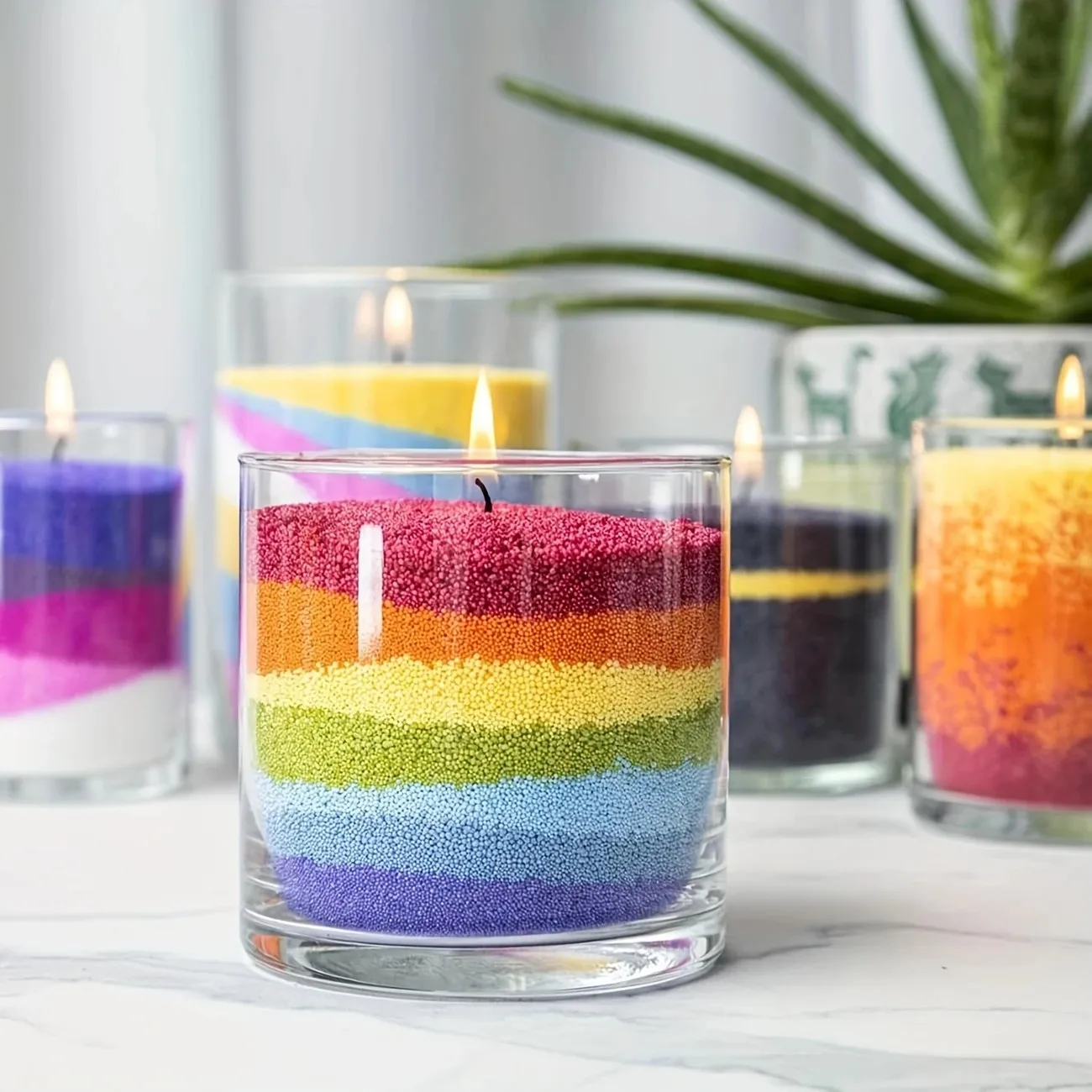 10 colors Set Candle Sand, colour Pearled Candle, Candle Wax Granules, for Candles DIY cup wax, scented candles Craft Gift