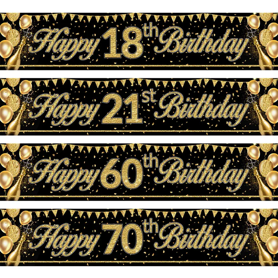 40 bandierine blu navy per 40° compleanno – blu navy e oro glitter 40° compleanno, anniversario, decorazione per feste, striscioni triangolari per 40° compleanno, per uomini e donne