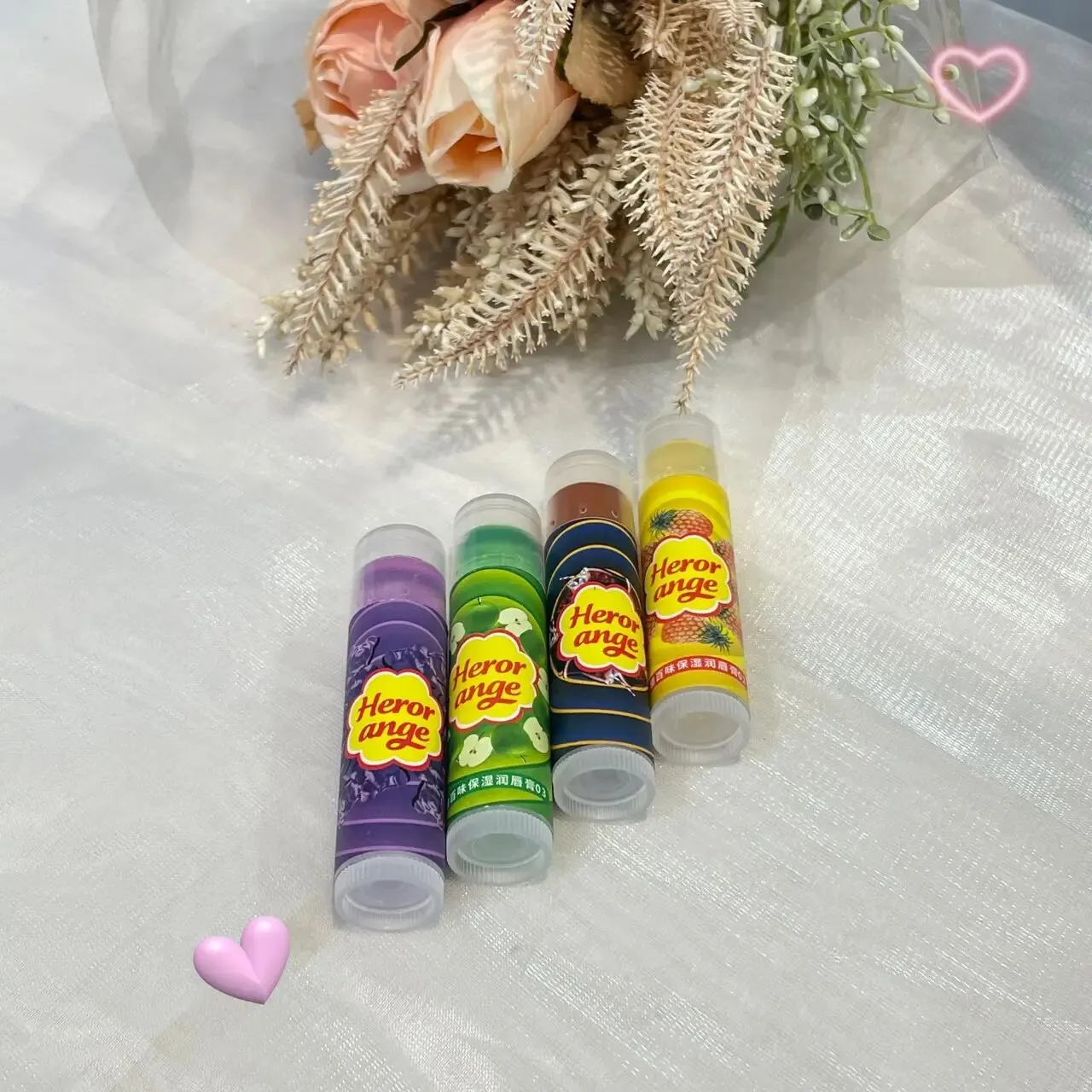 HERORANGEHR297 Baiwei Lollipop Lipstick Cools, Lubricates, Moisturizes, Removes Dead Skin and Reduces Lip Lines 3