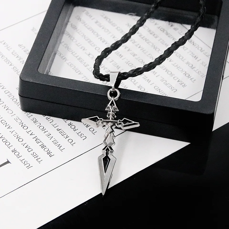 Anime Fate Stay Night Necklace Fate Zero Saber Emiya Cross Pendant