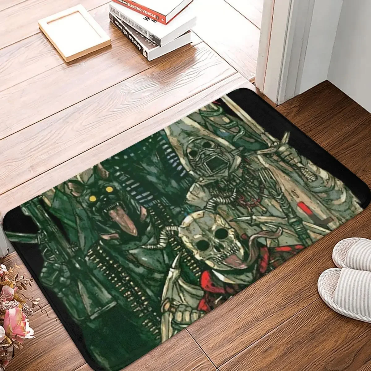 Dorohedoro Metal Kitchen Non-Slip Carpet Hayashida Living Room Mat Entrance Door Doormat Floor Decor Rug