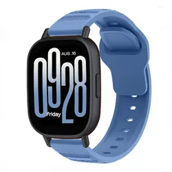 Breathable Silicone Sport Strap for Smart Watch Replacement Bracelet (Ice Ocean Blue)