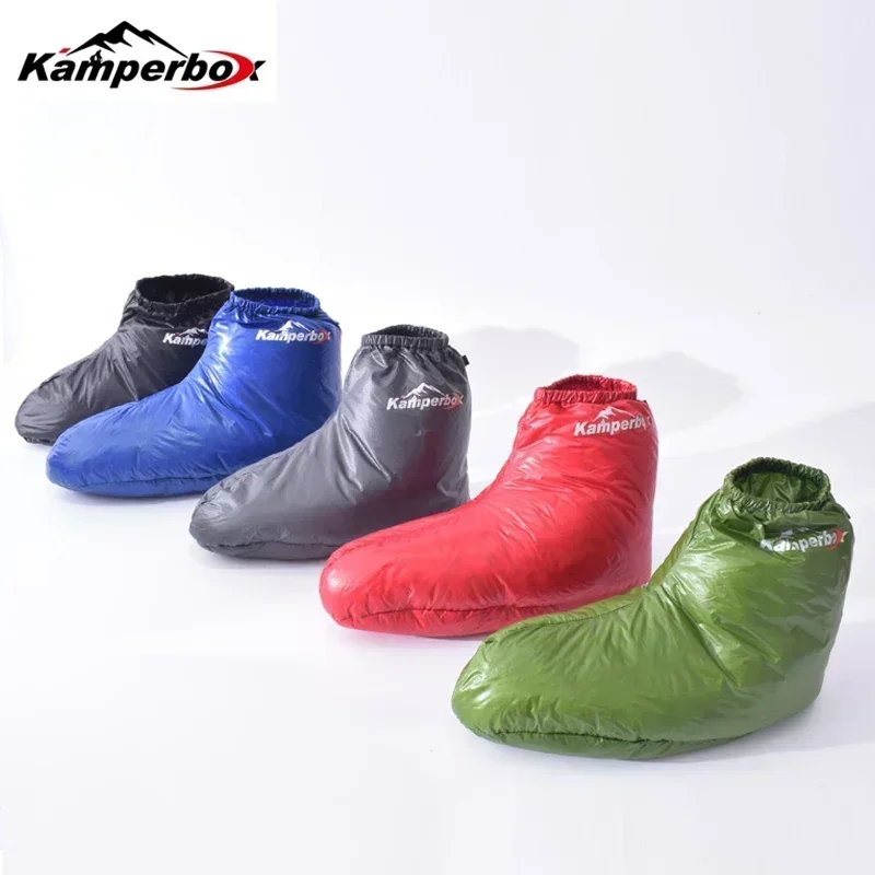 Kamperbox Down Slippers Down Socks Camping Booties Sleeping Bag Camping Socks AQ3