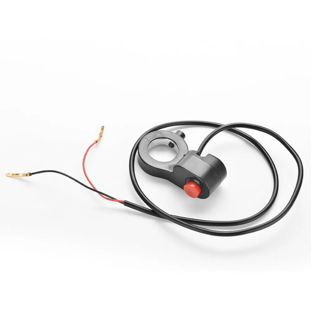 

22mm Motorcycle Horn Switch Button Control E-Bike Handlebar Horn Plastic Switch Universal Durable High Quality