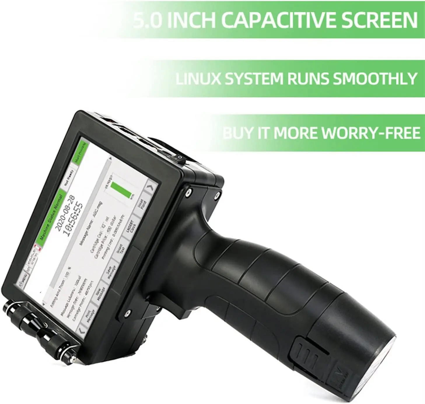 

Smart hand held verified handheld rub resistant ink printing machine inkjet printer for plastic beverage