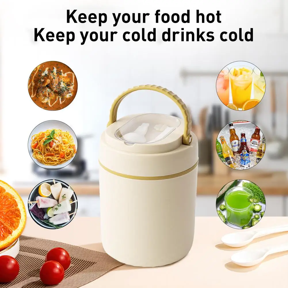 DaCool Adults Food Thermos for Hot Food 24 oz Insulated Food Jar Insulated  Lunch Container Vacuum Stainless Steel Soup Thermos for Women Man Leakproof