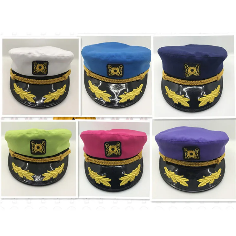 

Knitted captain cap for women party cosplay berets female crochet military hats star flat cap casquette navy cap