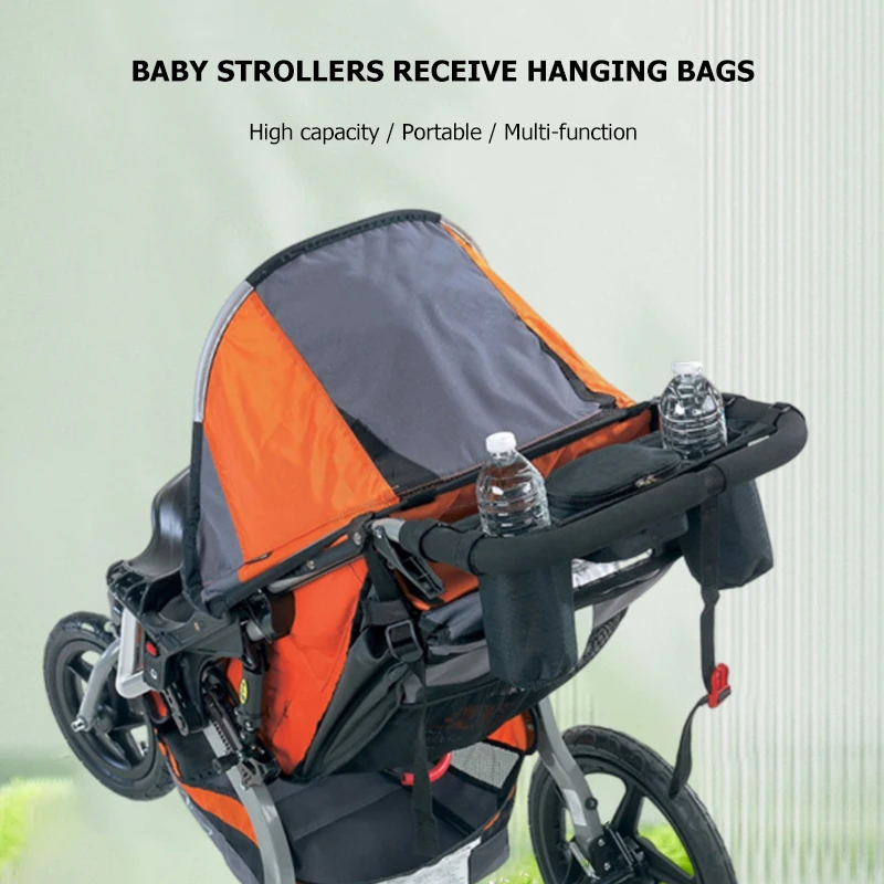 Stroller Accessories Stroller Hook Stroller Coffee Holder Stroller Bottle Holder Stroller Bag Cup Holder Baby Stroller Organizer Hanging Bag for Pram Buggy Wheelchair
