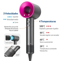 Sèche-cheveux ionique 5 en 1 avec diffuseur, appareils professionnels pour le soin des cheveux, sèche-cheveux sans pales pour femmes, salon de coiffure, sèche-cheveux super puissant 2