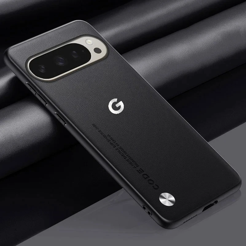 Leather G Logo Protective Phone Case with Anti-Drop TPU Bumper