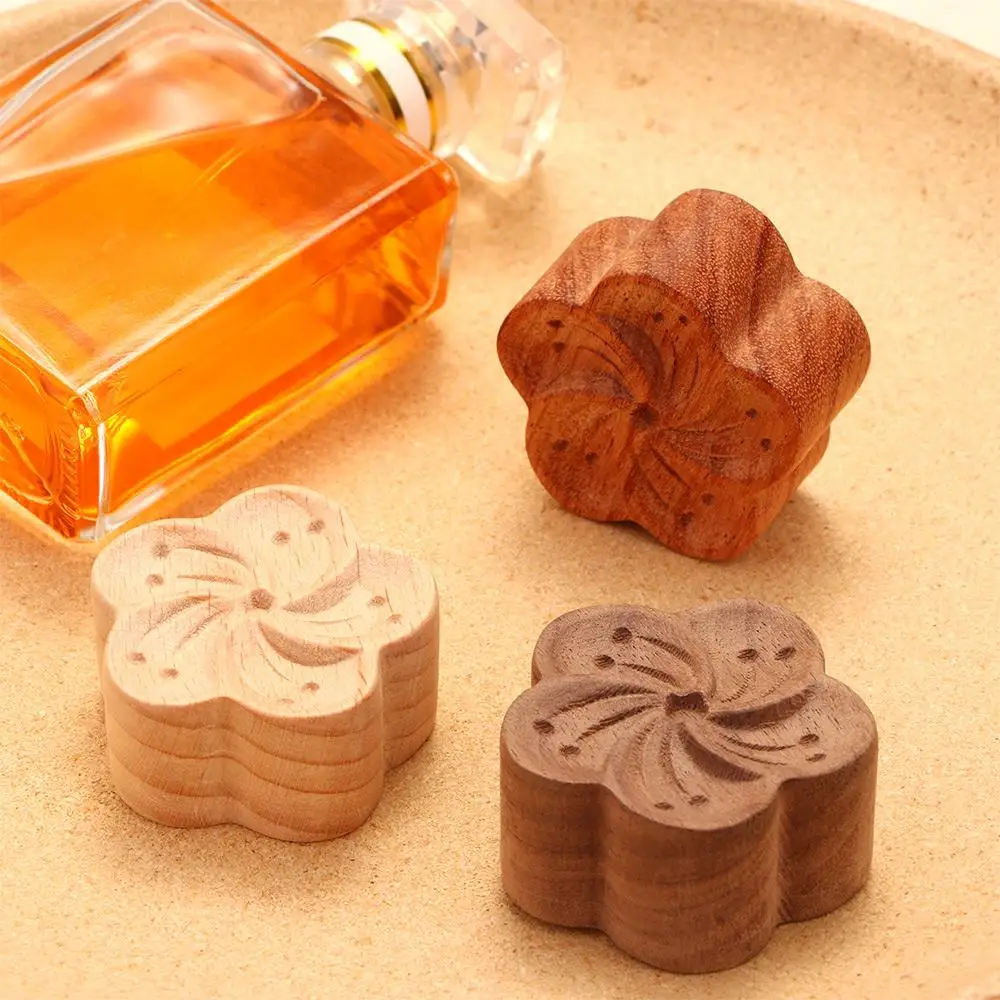 

Creative Fragrance Oil Aroma Diffuser Wooden Flower Essential Oil Diffuser Sleep Aid Wood Home Stress Relief Eco Friendly