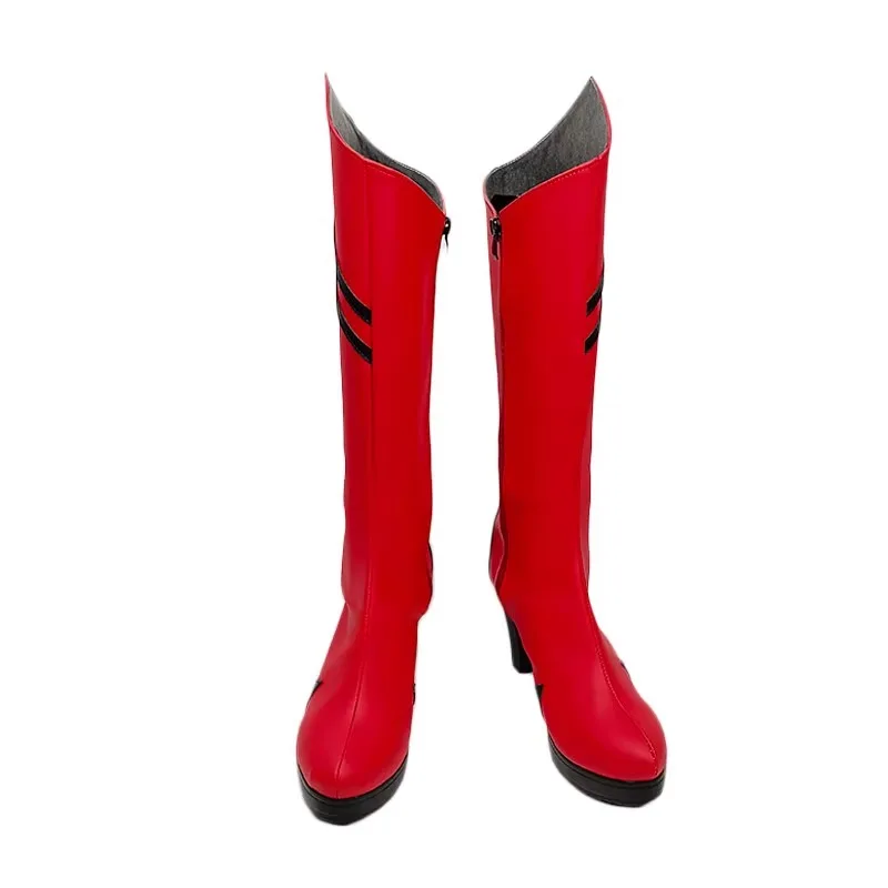 Neon Genesis Evangelion - TV Series: Rei Ayanami & Asuka Langley Soryu | Leather Combat Boots Cosplay Shoes