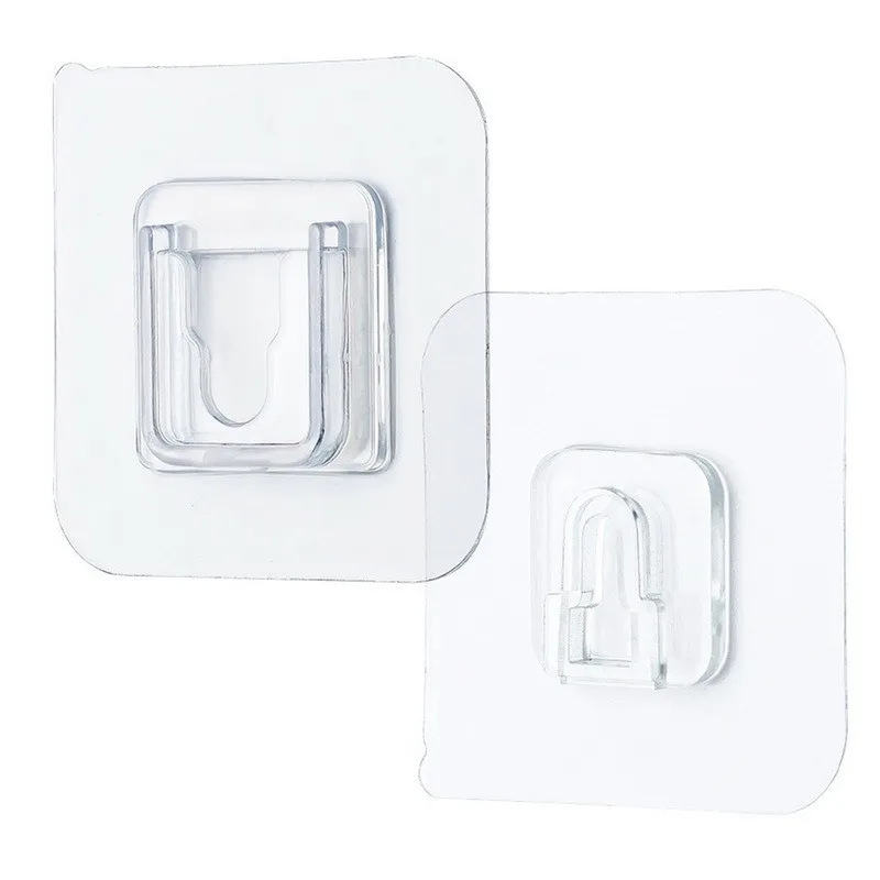 Clear Double Sided Waterproof Adhesive Wall Hooks