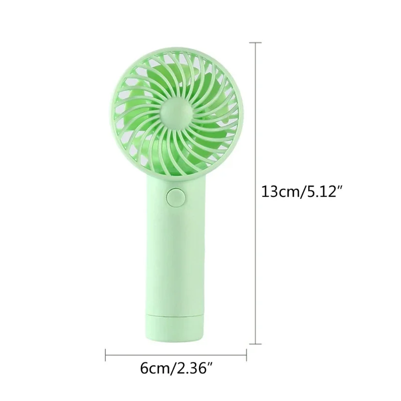 USB Rechargeable Mini Fan Desk Fan 3Speed Mini Handheld Pocket Hand with 3 Speed for Travel Summer Gift