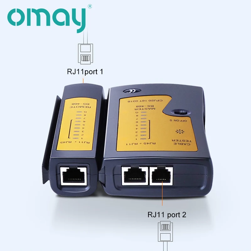Professional Network Cable Tester RJ45 RJ11 RJ12 CAT5 UTP LAN Networking Tool Handheld Wire Telephone Line Detector