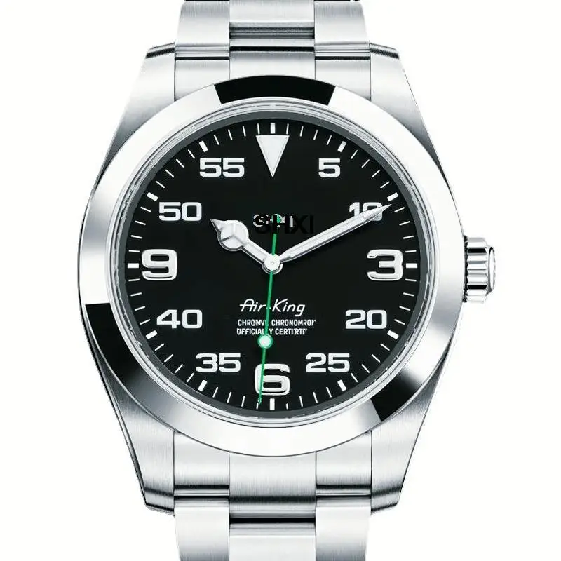

SHXI mens women watch automatic mechanical black green blue