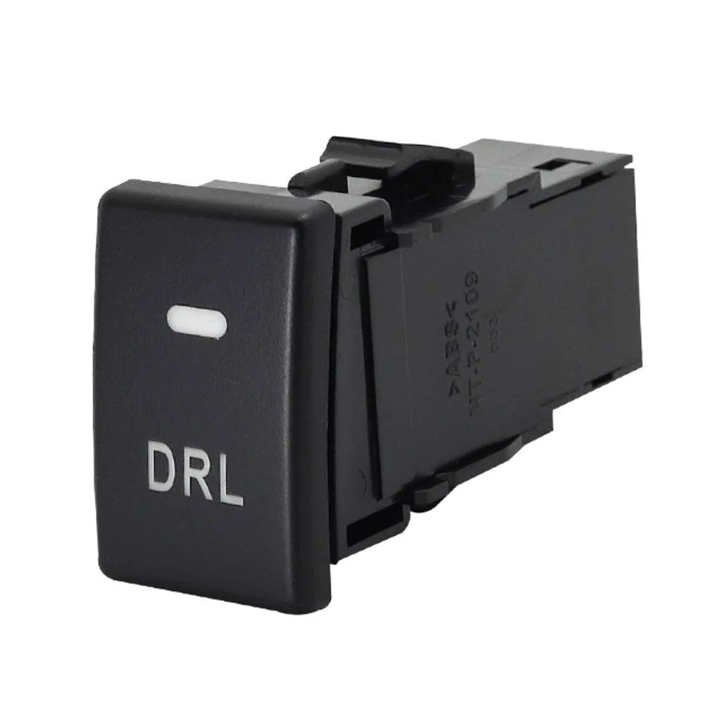 DRL 라이트 푸시 버튼 스위치(LED 배경 표시등 포함, 와이어 포함) 12V 3A 호든 콜로라도 이스즈 MU-X D-MAX V-Cross용