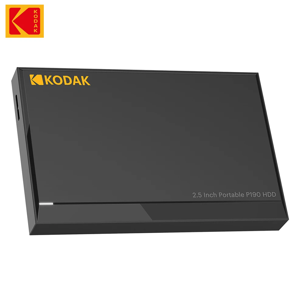 KODAK 2.5inch HDD 1TB Portable SSD 2TB Hard Drive 5Gbps USB3.0