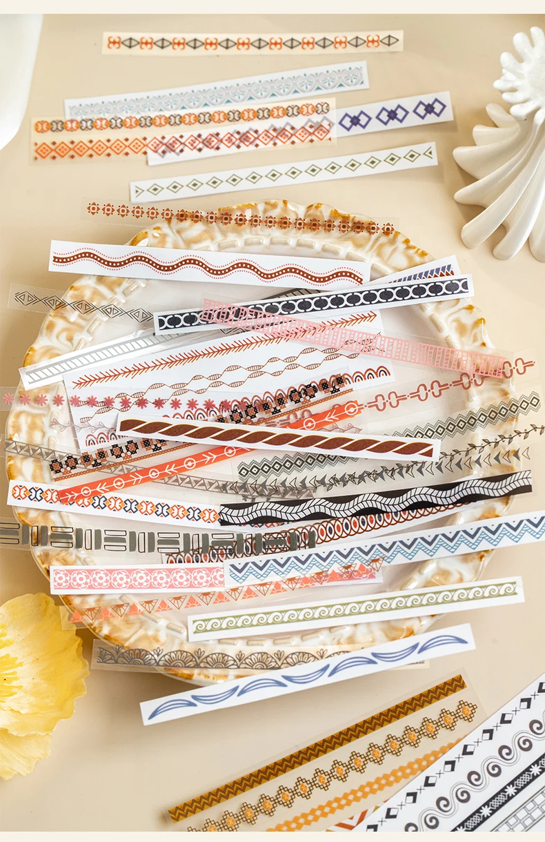 Journal GO 32 Stück Kawaii Aufkleber für Gap Junk Journal, Dekorative Scrapbooking DIY Bastelsticker, Kartenherstellung, Schreibwarenmaterial – Detail 3