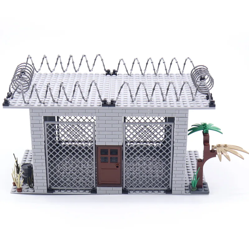 

WW2 Military Model DIY Prison Scene Parts Building Blocks Bricks Toys Gifts