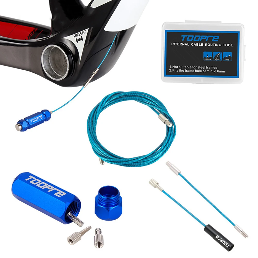 TOOPRE Bicycle Internal Cable Routing Tool Portable Bicycle Frame Hydraulic Wire Shifter for Carbon Fiber Frame Bike Repair Kit