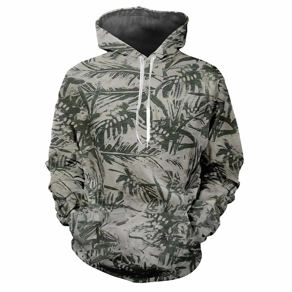 thumbnail image 1 of Sudadera con capucha para hombre, de camuflaje, para caza, animales, para exteriores, de primavera y otoño, estilo callejero, holgada, cómoda e informal, 1 of 5