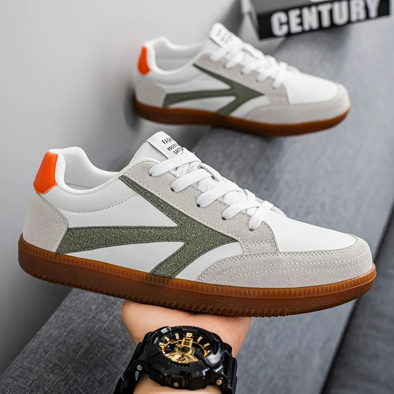 Men's Low-Top Casual Sports Shoes - Comfortable and Soft Fabric, Wear-Resistant, Non-Slip and Durable Soles, Comfortable Fitness Walking Shoes for All Seasons, Street Style, Lined Fabric Design, Sports and Leisure Dual Use