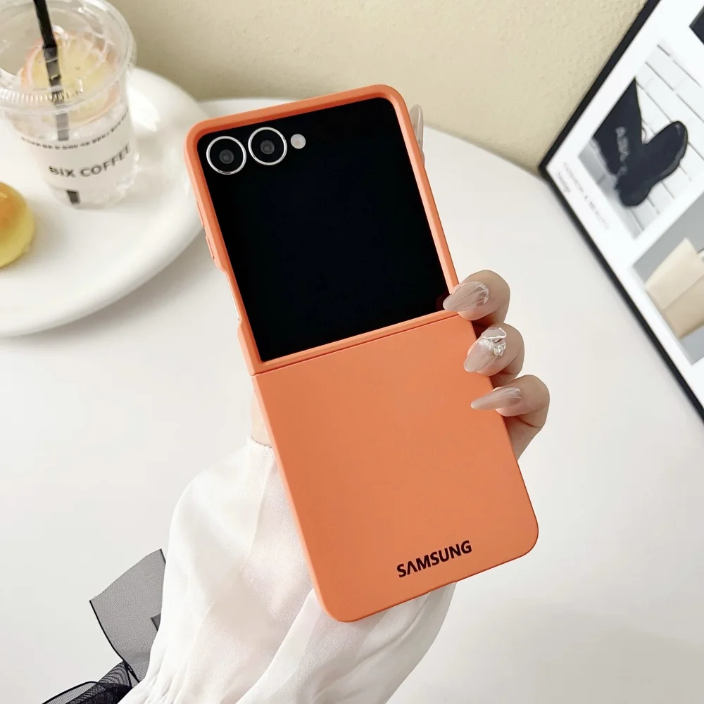 Luxuriöse Candy Ultra-Dünne PC-Handyhülle für Samsung Galaxy Z Flip 8 7 6 5 4 Faltbare Schutzhülle Coque Flip7 Flip6 Flip5 Flip8 Funda – Detail 8