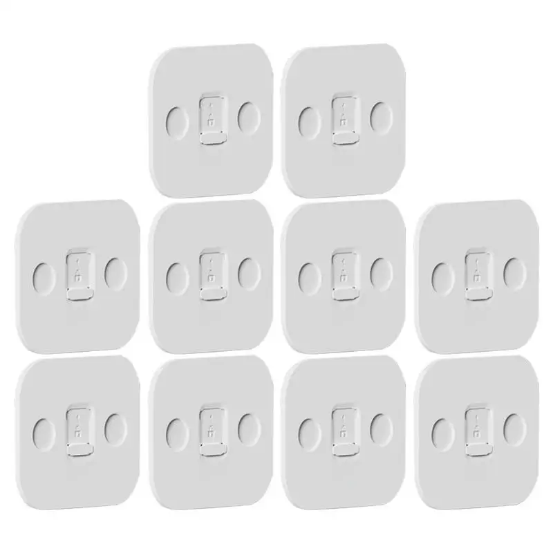 

Outlet Covers Baby Proofing Adhesive Socket Protectors Baby Proof Plug Covers Caps 10PCS Self-Closing Wall Socket Plug Cover