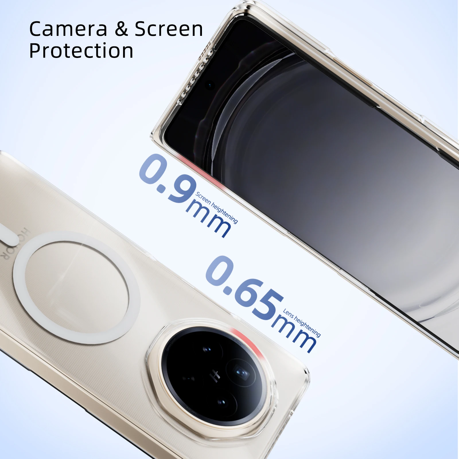 Magnetic Clear Hard Shockproof Anti-Scratch Ultrathin Phone Case