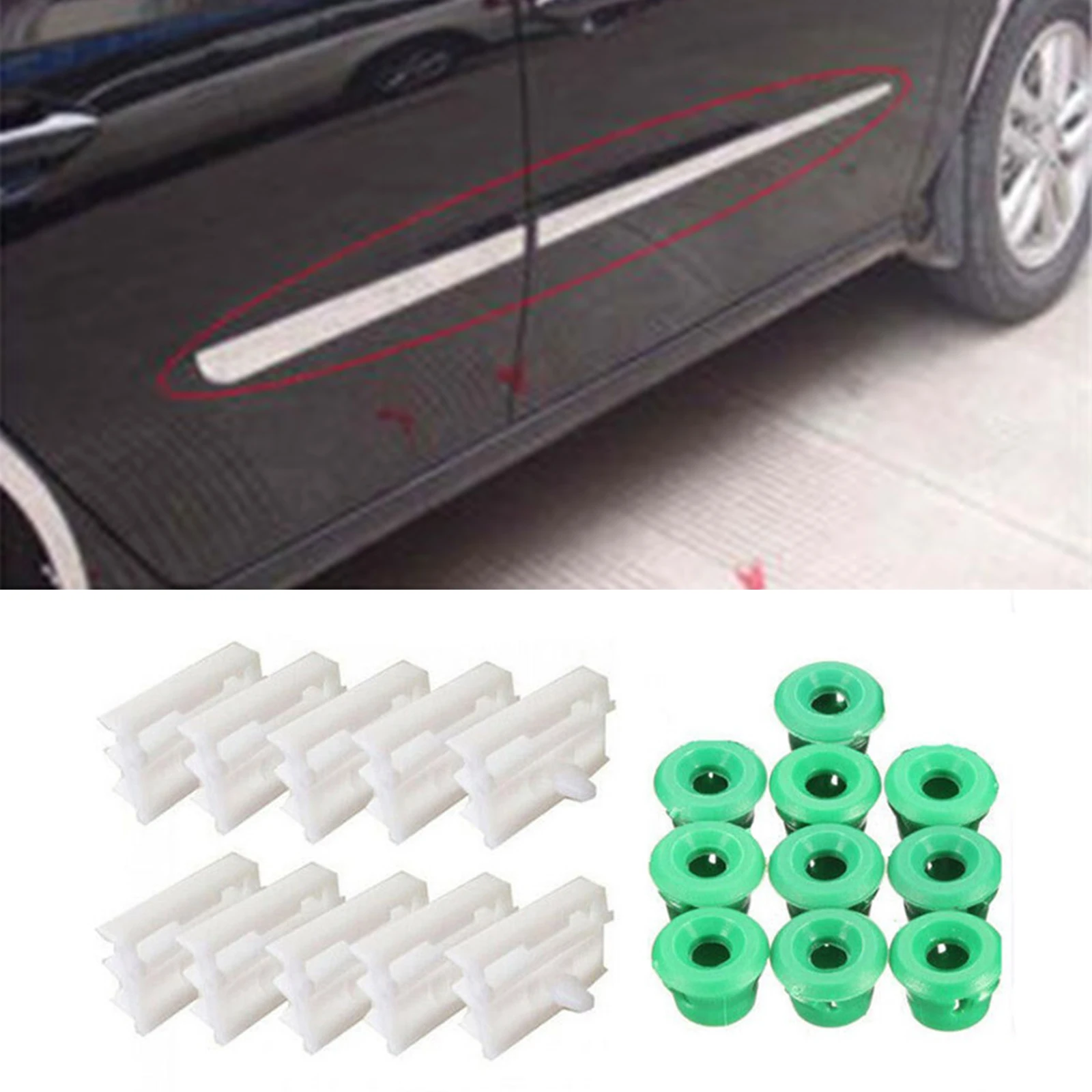 Side Sill Skirt Trim Moulding Clips For Bmw 3 Series E36 E46 E90 E91
