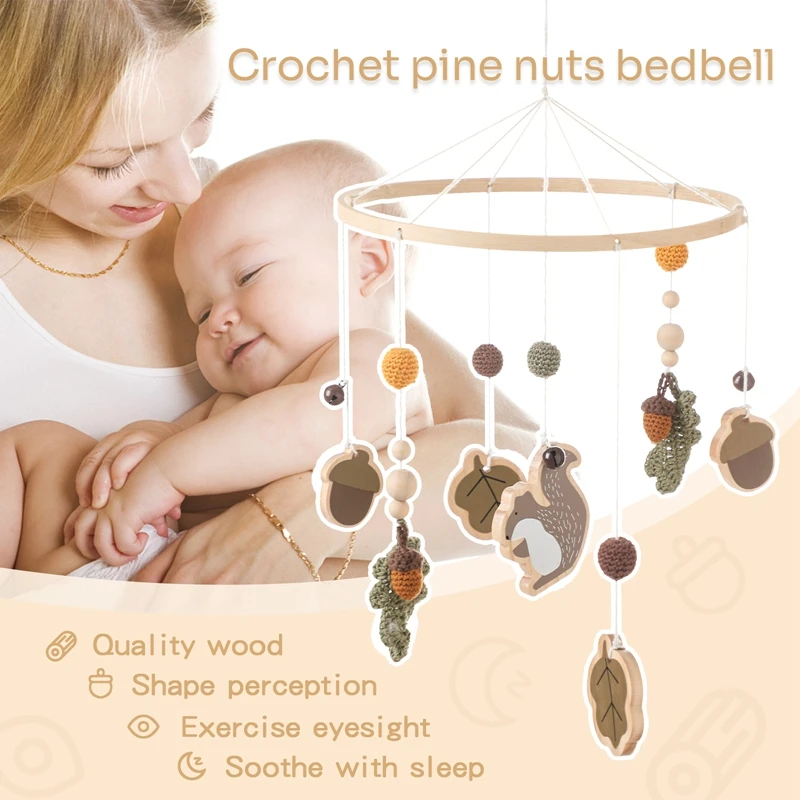 Baby Holz mobile Glocke Halterung mobile hängende Spielzeug Kleiderbügel  Baby Krippe mobile Bett Glocke Holz Spielzeug Rakete Form Halter Arm  halterung - AliExpress