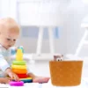 2 Pcs Storage Bucket Toys Kids Plaything Fruit Basket Vegetable Plastic Pretend Child Toddler for Playing 2
