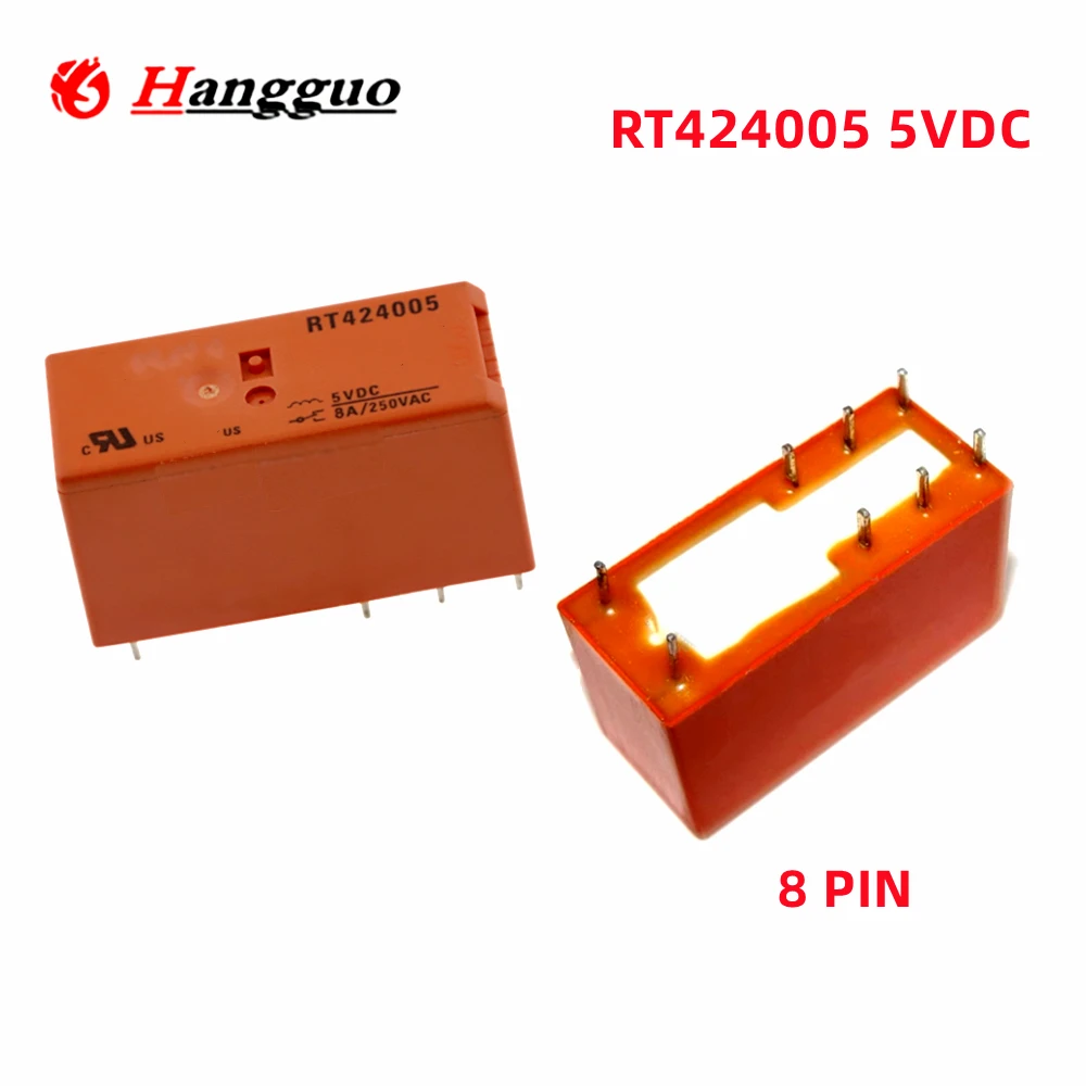 5 teile/los original rt424005 5vdc rt424048 rt314f05 rt314012 rt424024 rt424012 rt314024 rt424110 rte24110 Relais – Detail 2