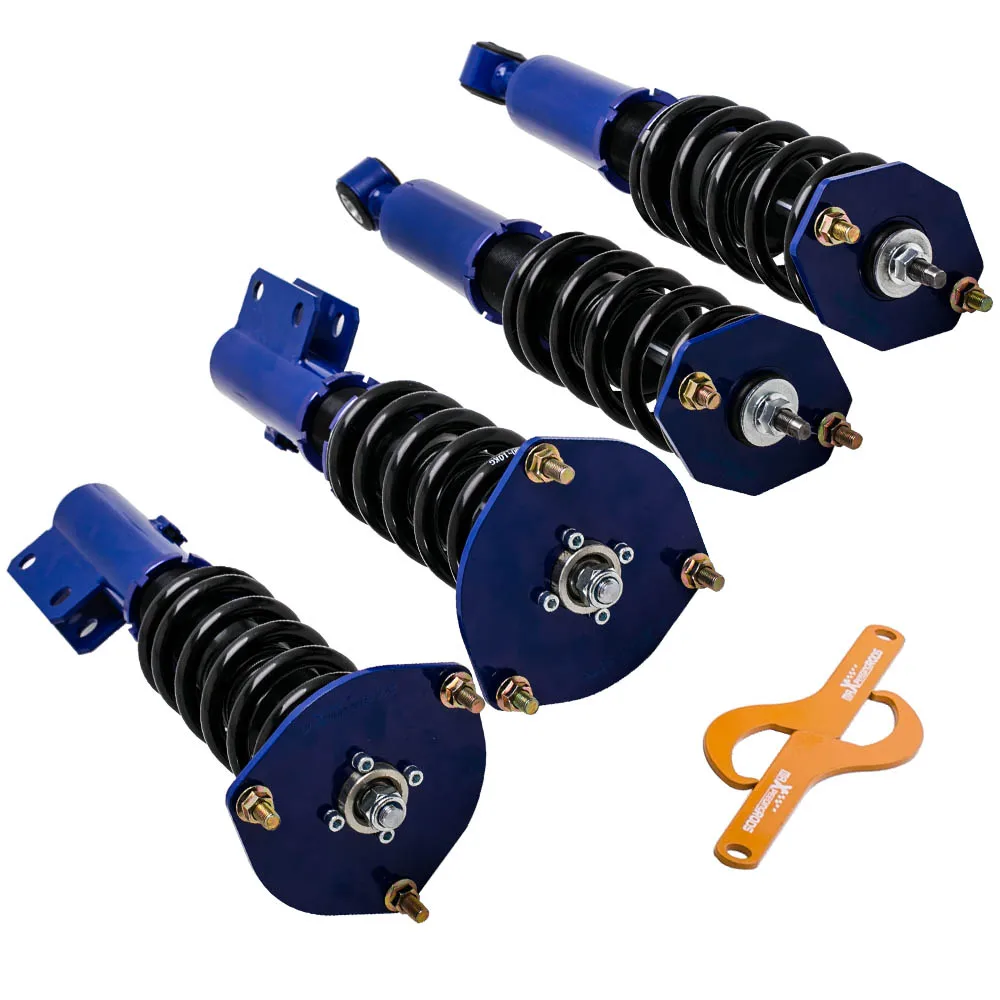 Kit Coilover Maxpeedingrods Per Mitsubishi 3000Gt Awd 1991-1999 3.0L Ammortizzatori Kit Di Sospensione Coilover Regolabili In Altezza
