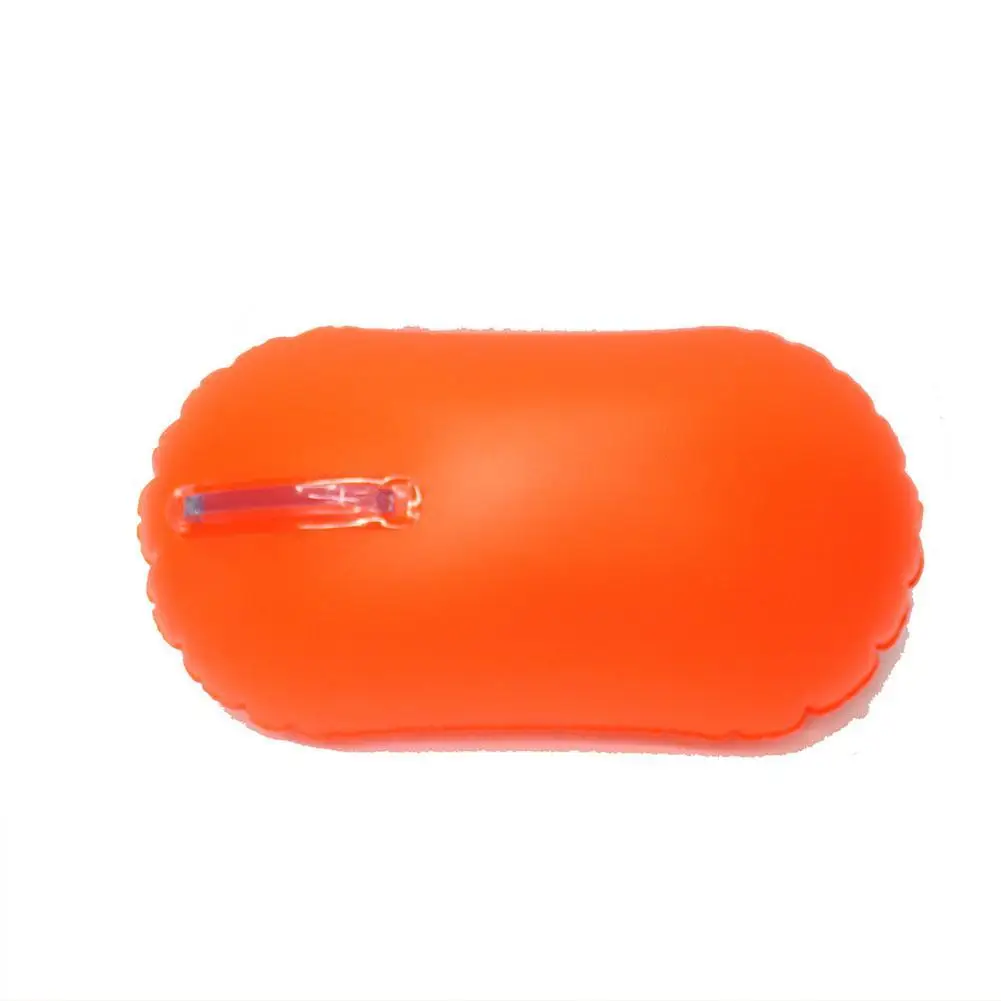 Inflatable Open Swimming Float Life Saving Drifting Swim Buoy with Waist Belt  PVC Inflated Air Drying Bag Swimming Sports Float