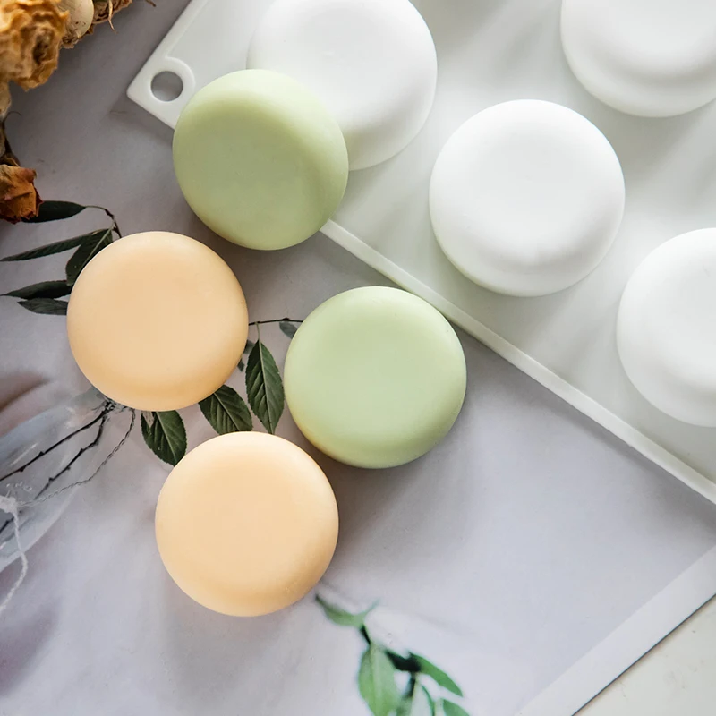 15-hole Round Silicone Mold DIY Handmade Soap Molds