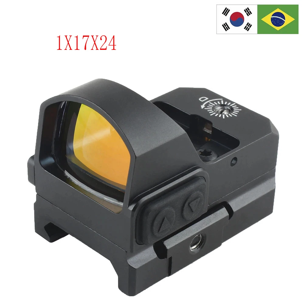 Red Dot Sight, 3 MOA Red Dot Scope With Picatiinny Rail Mounts, Adjustable Brightness Parallax Free Reflex Sight, Shockproof Scratch Resistant Amber Lens Riflescope, Tactical Optic Scope - View #5