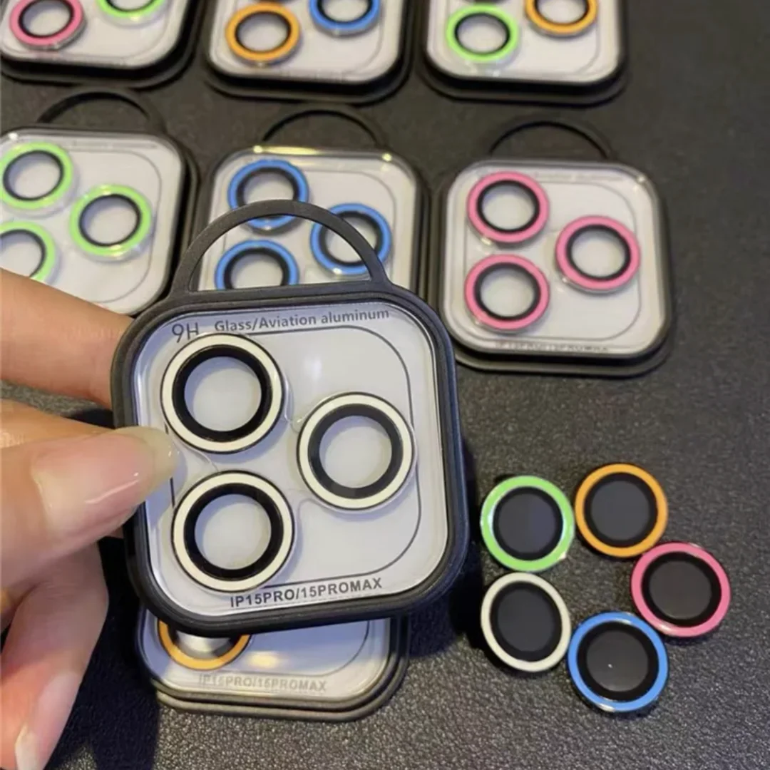 Luminous Full Cover Camera Lens Protector with Ceramic Rings