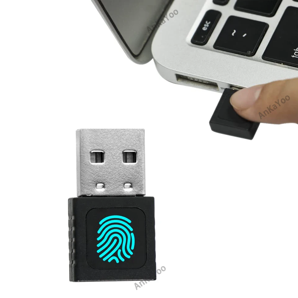 Fingerprint login USB Fingerprint Reader Module Device USB Fingerprint Reader For Windows 10 11 Hello Biometrics Security Key