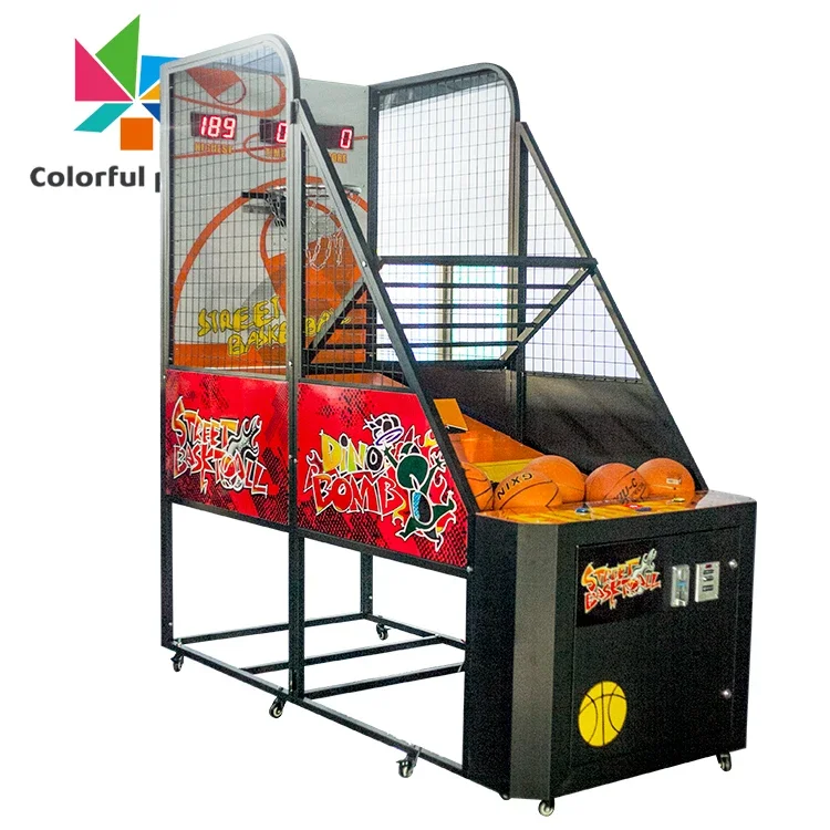 

Games Electric drop coin operated basketball game machine