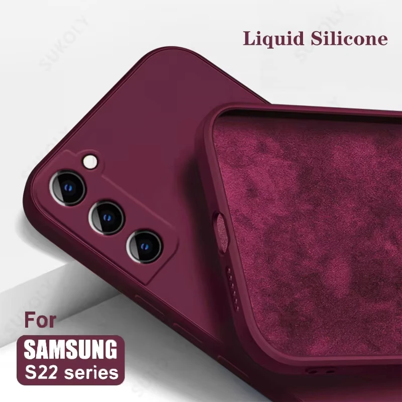 Premium Liquid Silicone Anti-Drop Phone Case with Soft Cover - Luxury Edition