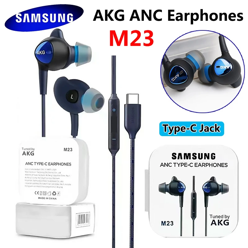Original Samsung Earphones Type C Wired AKG In Ear Headphones With Mic