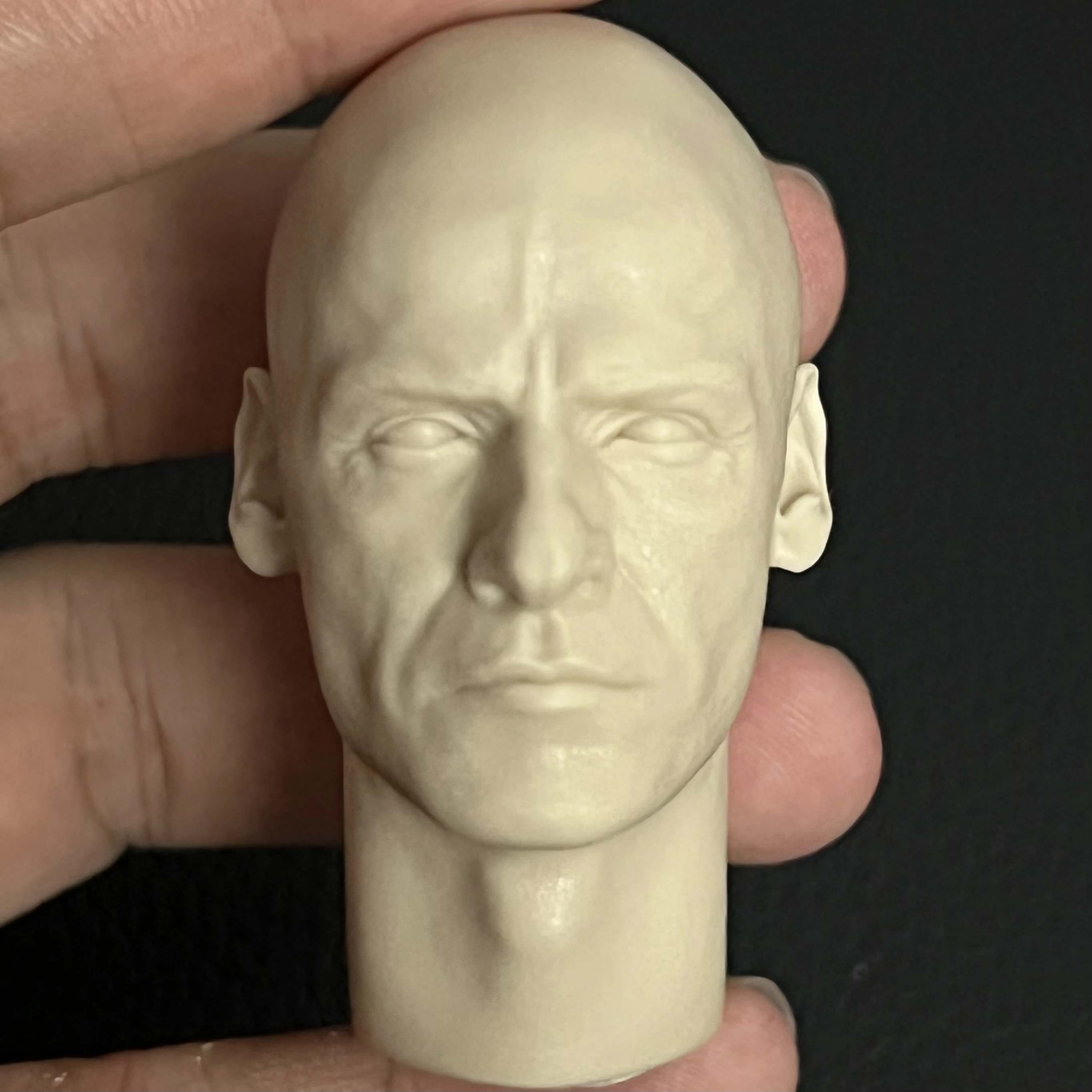 

Unpainted 1/6 Scale Soldier Oscar Isaac Head Sculpt Model Accessories For 12" Action Figure Dolls Painting Exercise