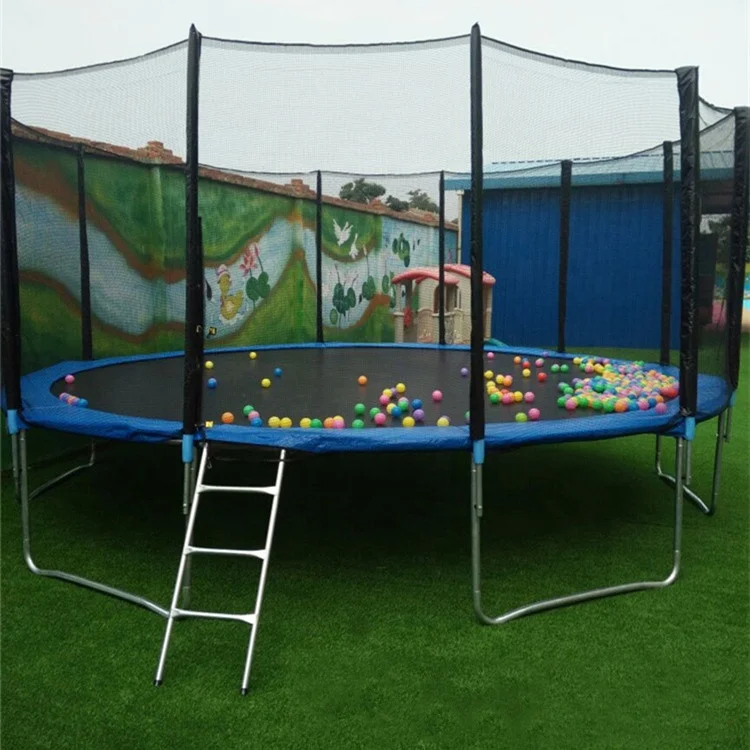 Commercial Outdoor 12 ft Fitness Equipment Adult Kids Elastic Trampoline Outdoor Large Trampoline
