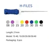 JUMTOP 6Pcs/Box Dental H Files 21mm/25mm Stainless Steel Endodontic Root Canal Files Hand Use Files Dentist Treatment Tools 5